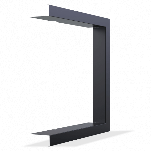 Rámik pre rohové KV INTRA ME BL/BP SLIM, široký 5 cm, hĺbka 6.5 cm, čierny