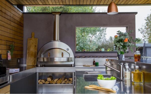 Pizza pec 4 PIZZE na drevo - copper Kód produktu: FX4P-LRAM-T - Image 3